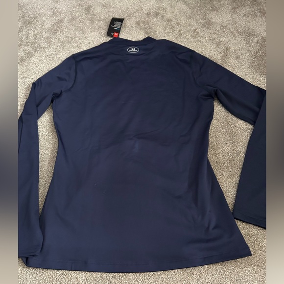 NWT Under Armour cold gear mock neck in Navy Blue! - Picture 3 of 4